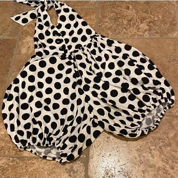 Betsey Johnson rare bubble halter romper size medium - Picture 5 of 7